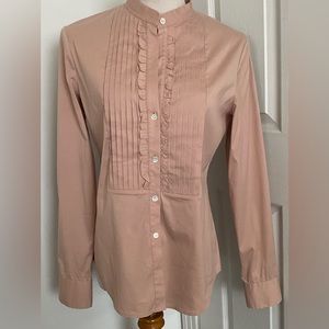 Theory Mauve Button Down Blouse/Shirt